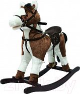 PITUSO Качалка-Лошадка Белый с коричневым