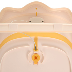 PITUSO Детская ванна складная 80 см,встроен.термометр Yellow/Желтый 80*56*21 см 